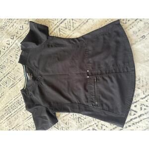 Scrubstar Ultimate Black V-Neck Scrub Top XS